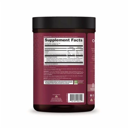 Ancient Nutrition Multi Collagen Protein Powder Perspective: back