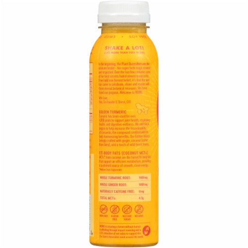 REBBL® Tumeric Golden-Milk Revitalizing Elixir Perspective: back