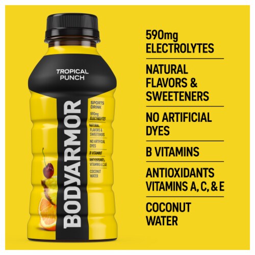 BODYARMOR SuperDrink Tropical Punch Sports Drink Perspective: back