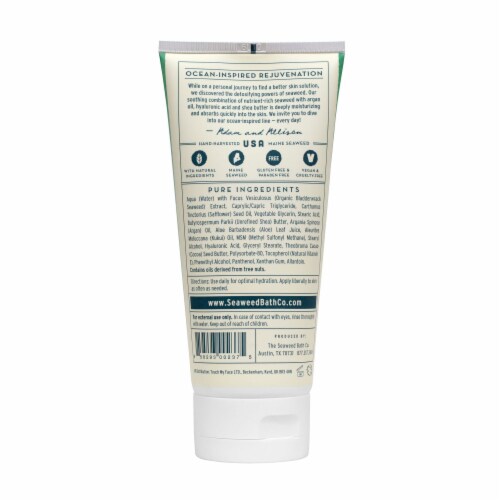 The Seaweed Bath Co. Unscented Hydrating Soothing Body Cream Perspective: back