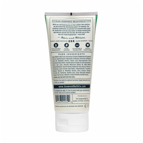 The Seaweed Bath Co. Citrus Vanilla Hydrating Soothing Body Cream Perspective: back