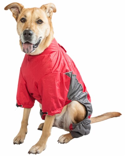 Dog Helios Blizzard Full-Bodied Adjustable and 3M Reflective Dog Jacket Perspective: back