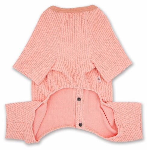 Touchdog Ciesta-Luxe Designer Full Body Thermal Pet Dog Jumpsuit Pajamas Perspective: back