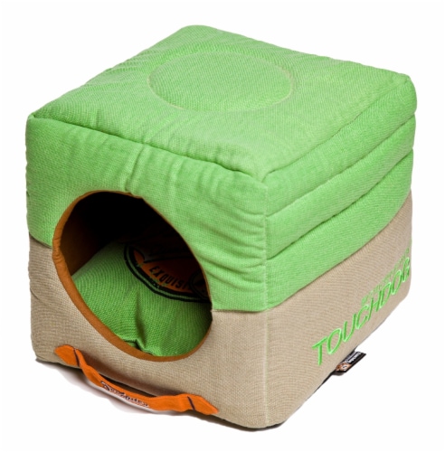 Pet Life PB31GNLG Touchdog Convertible and Reversible Squared 2-in-1 Dog Bed Perspective: back