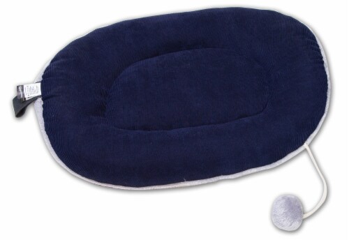 Touchcat 'Kitty-Tails' Fashion Designer Fashion Premium Cat Pet Bed Light Grey Perspective: back