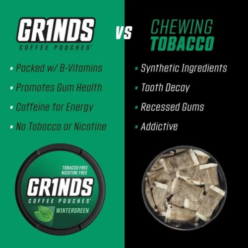 驚きの価格が実現！ Coffee Grinds Pouches Markets Super Gerbes - 3oz Wintergreen, アウトドア寝具
