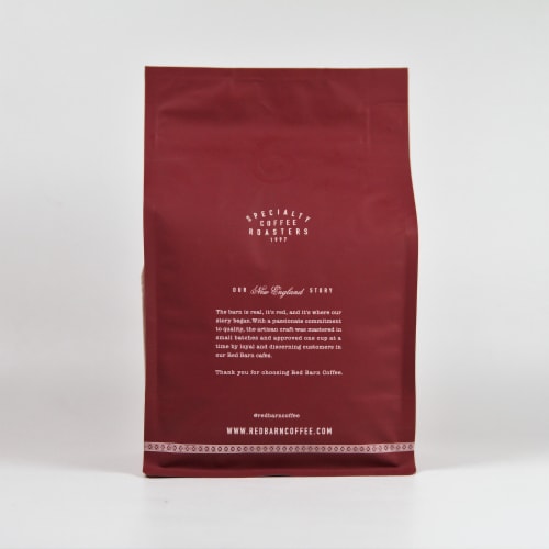 Red Barn Coffee Roasters 12oz 1715 Blend Whole Bean Coffee Perspective: back