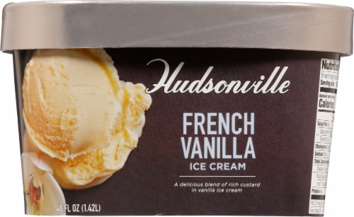 Hudsonville French Vanilla Ice Cream Perspective: back