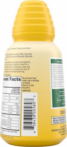 Zarbee's® Cough Syrup + Mucus Adult Dietary Supplement Perspective: back