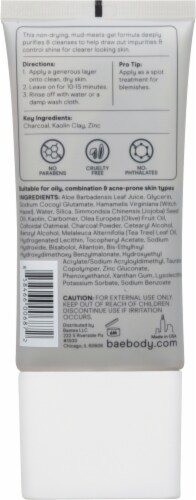 Baebody® Double Detox Gel Face Mask Perspective: back
