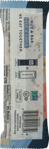 This Saves Lives™ Madagascar Vanilla Almond & Honey Bar Perspective: back