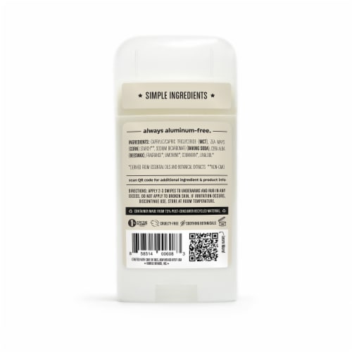 Humble™ Palo Santo & Frankincense All Natural Deodorant Perspective: back