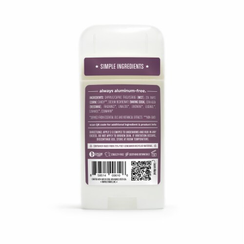 Humble Deodorant Stick Lavender & Holy Basil Perspective: back