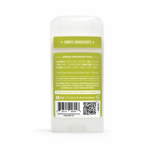 Humble Deodorant Stick Bergamot & Ginger Perspective: back