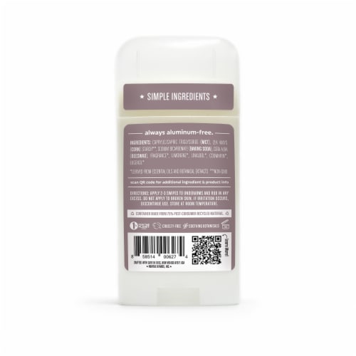 Humble™ Patchouli & Copal Deodorant Stick Perspective: back