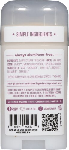 Humble Deodorant Stick Vegan Sensitive Skin Mountain Lavender Perspective: back