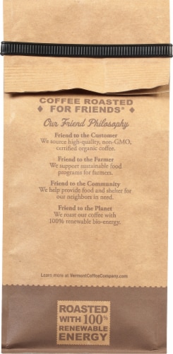 Vermont Coffee Company® Light Roast Ground Coffee Perspective: back