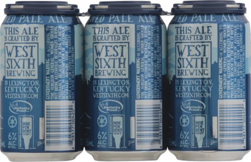 West Sixth Brewery Pennyrile Pale Ale Craft Beer Perspective: back