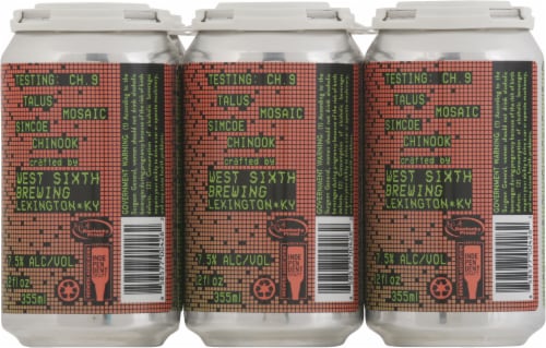West Sixth Brewing Hop Static India Pale Ale Perspective: back