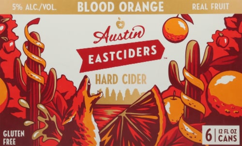 Austin Eastciders™  Blood Orange Cider Perspective: back
