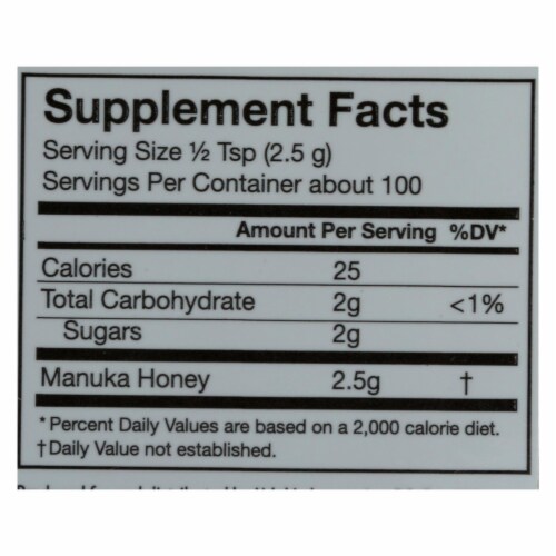 ManukaGuard® Medical Grade Manuka Honey Perspective: back