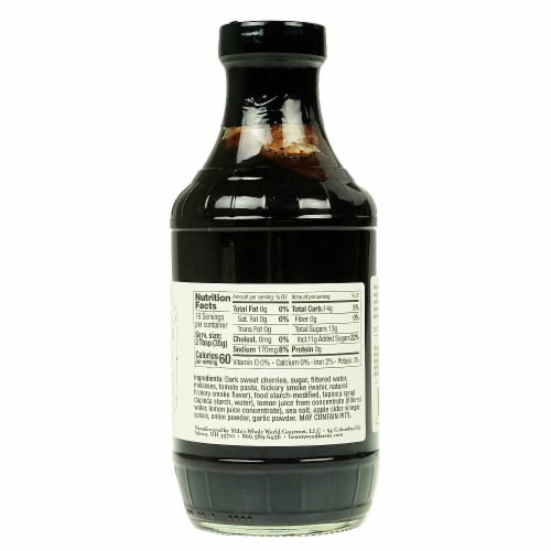 Brownwood Farms Cherry BBQ Sauce Perspective: back