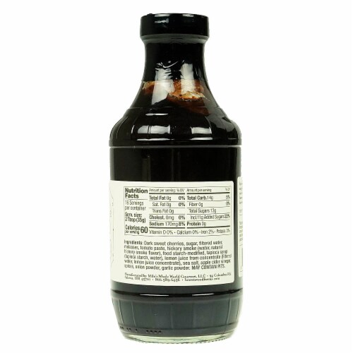 Brownwood Farms Cherry BBQ Sauce Perspective: back