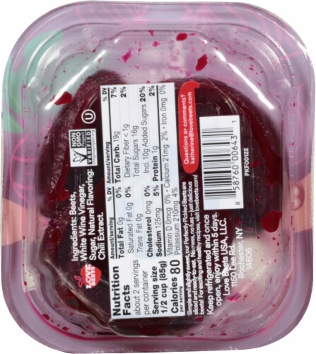 Love Beets Sweet Chili Sliced Pickled Beets Perspective: back