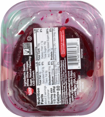 Love Beets Sweet Chili Sliced Pickled Beets Perspective: back