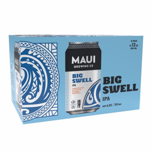 Maui Brewing Co. Big Swell IPA Craft Beer Perspective: back