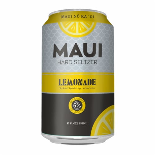 Maui Hard Seltzer POG Craft Spiked Sparkling Water Perspective: back