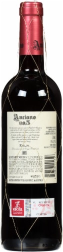 Anciano Reserva Tempranillo 5 Year Perspective: back
