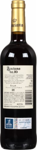 Anciano No. 10 Gran Reserva Rioja Perspective: back