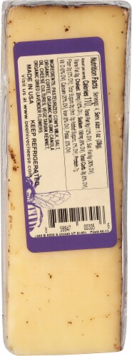 Beehive Cheese Barely Buzzed Cheese Perspective: back