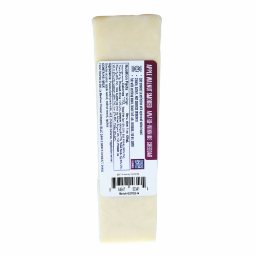 Beehive Cheese Apple Walnut Smoked Cheese Perspective: back