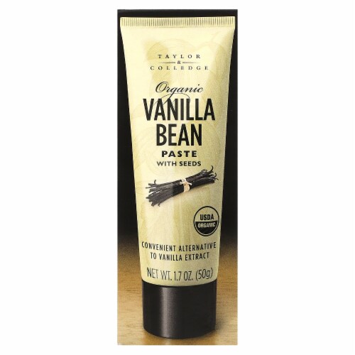 Taylor & Colledge Organic Vanilla Bean Paste with Seeds Perspective: back
