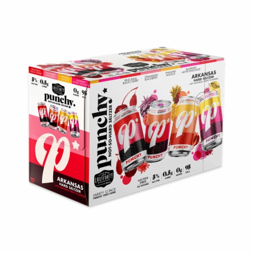 Lost Forty Brewing Punchy Hard Seltzer Variety Pack Perspective: back
