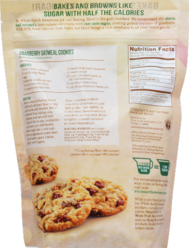 Whole Earth Wesco 1.5lb Sugar Stevia Perspective: back
