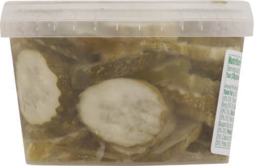 Grillo's® Pickles Fresh Classic Dill Pickle Chips Perspective: back