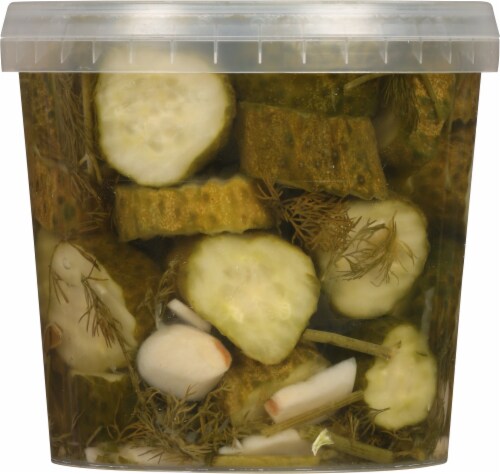 Grillo's Pickles® Thickles™ Thick-Cut Dill Chips Perspective: back