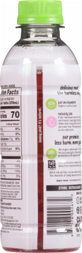 Harmless Harvest® Organic Coconut Bottled Water Perspective: back