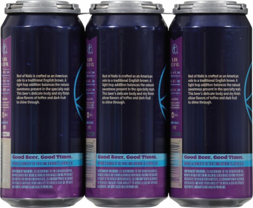Hi-Wire Brewing Bed of Nails Brown Ale Perspective: back