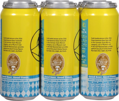 Hi-Wire Brewing Zirkusfest Oktoberfest Lager Beer Perspective: back