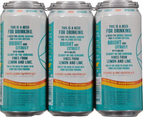 Hi-Wire Mountain Water Citrus Splash Easy Drinking Ale Perspective: back