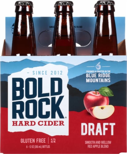 Bold Rock Virginia Draft Amber Apple Cider Perspective: back