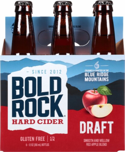 Bold Rock Virginia Draft Amber Apple Cider Perspective: back