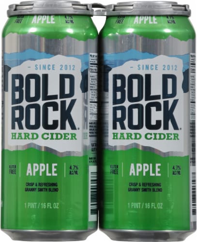 Bold Rock Hard Apple Cider Perspective: back
