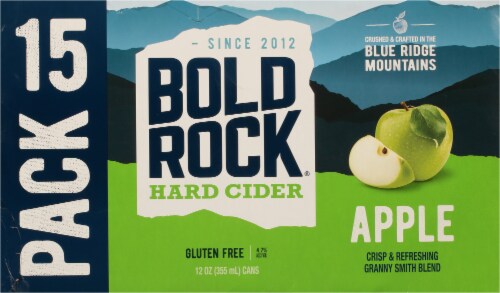 Bold Rock® Hard Apple Cider Perspective: back