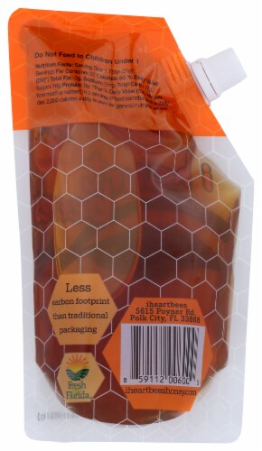 I Heart Bees Florida Spring Orange Blossom Honey Perspective: back