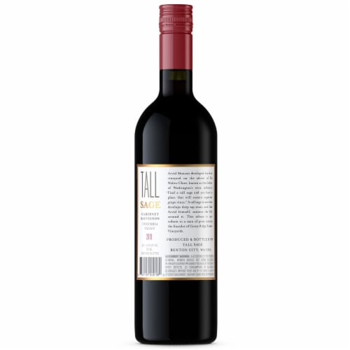 Tall Sage Cabernet Sauvignon Perspective: back